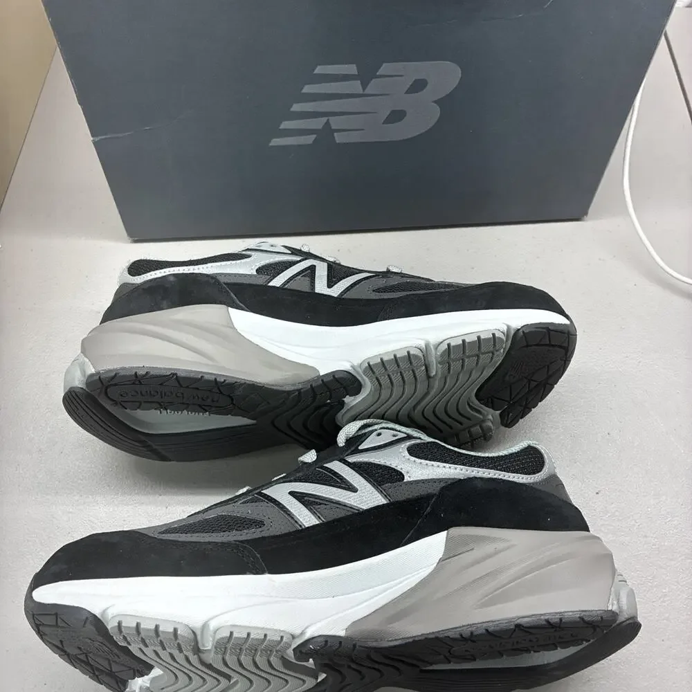New Balance 990 V6 Black White GC990BK6 GS Size 7Y New Classic Casual With Box